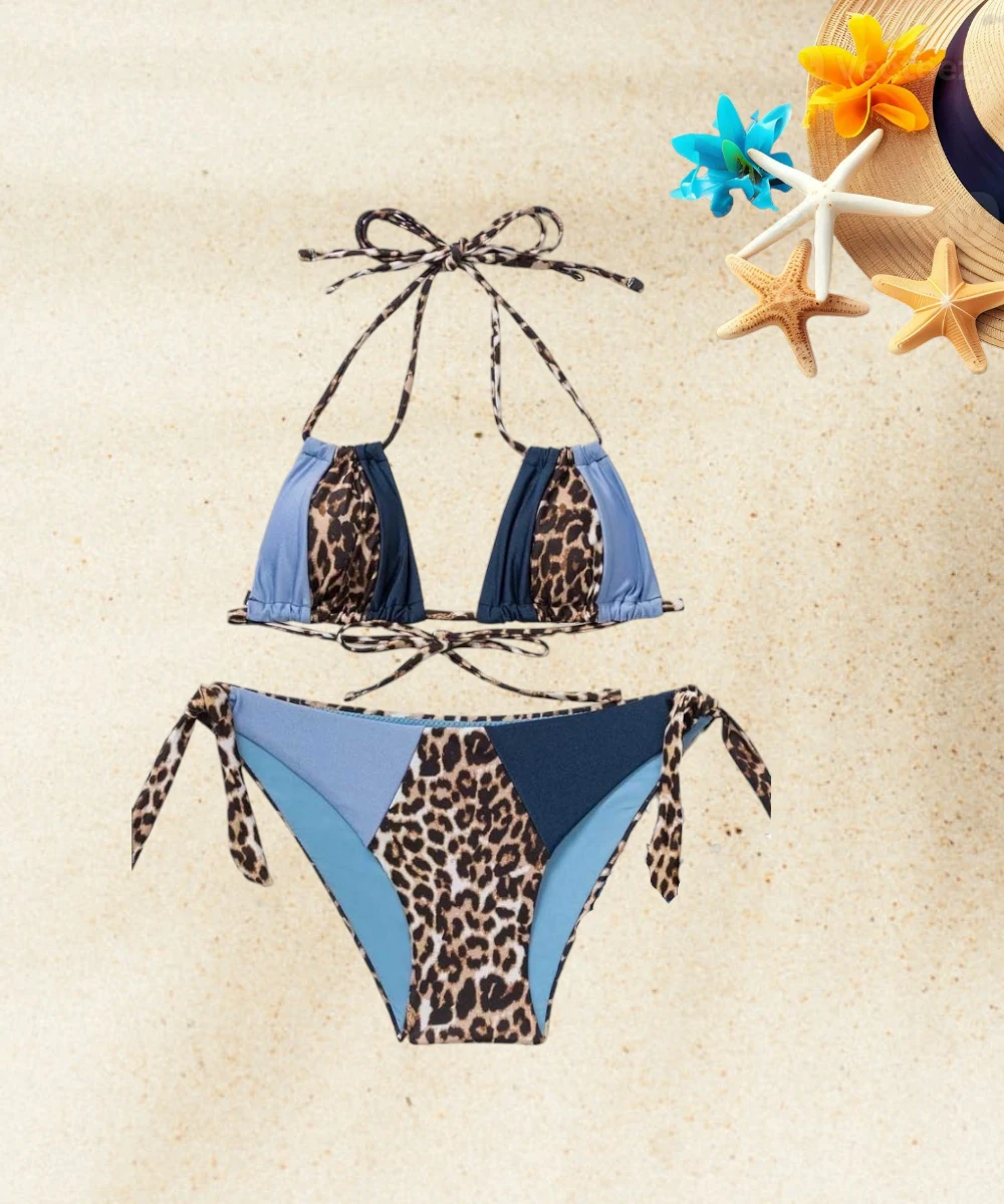 Μπικίνι μαγιό 3χρωμία Animal Print Σιέλ B (Ciel) Animal print μπικίνι brazil με κορδονάκι στα πλαϊνά του κάτω μέρους. Μπούστο τριγωνάκι με αποσπώμενη ενίσχυση που δένει γύρω από τον λαιμό και στην πλάτη για τέλεια εφαρμογή.