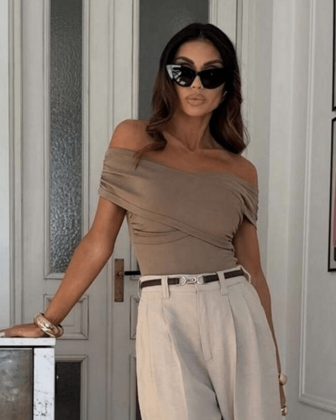 Κορμάκι ελαστικό έξωμο Camel